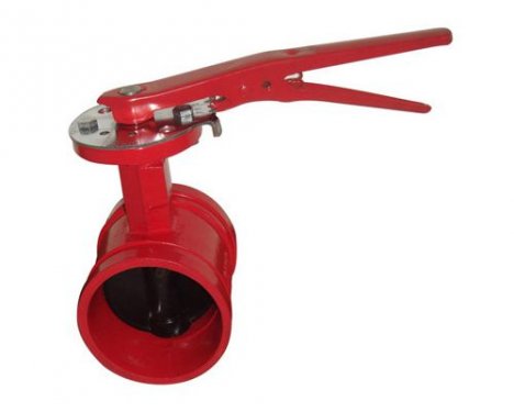 廣西手柄溝槽蝶閥